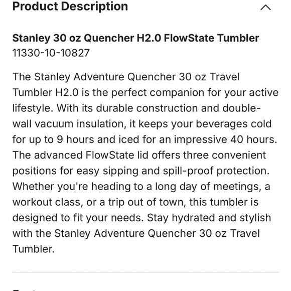 Stanley Red Tumbler with Handle - Picture 8 of 11